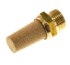 G3/8'' Sinterbronze Druckluft Schalldämpfer Messinganschluss [2 Stück]