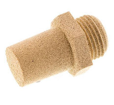 G1/2'' Sinterbronze Druckluft Schalldämpfer Sechskantverschraubung
