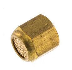 M5 Sintered Bronze Compact Female Threaded Pneumatic Muffler [5 Pieces]