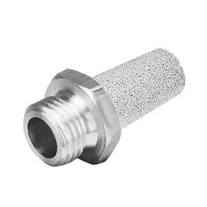 Aventics SI1 G1/8'' Sinterbronze Druckluft Schalldämpfer Messinganschluss [2 Stück]