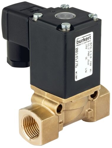 Magnetventil G3/8'' NC Messing FKM 0-0,4bar/6psi 24VDC Vakuum 256 54672