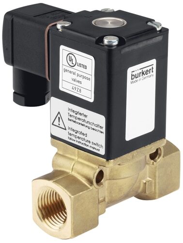 Solenoid Valve G3/4'' NC Brass NBR 0-16bar/232psi 42VAC Vacuum Anti-Waterhammer 0290 22322