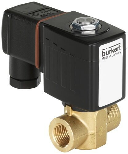 Solenoid Valve NPT 1/4'' NC Brass FKM 0-16bar/232psi 120VAC 6240 312940