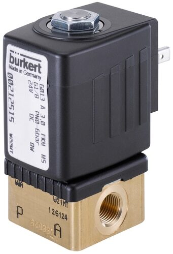 Solenoid Valve G1/8'' NC Brass NBR 0-35bar/508psi 230VAC 6013 344319