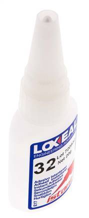 Loxeal Sofortklebstoff 20ml Transparent 2-5s Aushärtungszeit Metall, Kunststoff, Neopren/Nbr, Epdm und Gummioberflächen