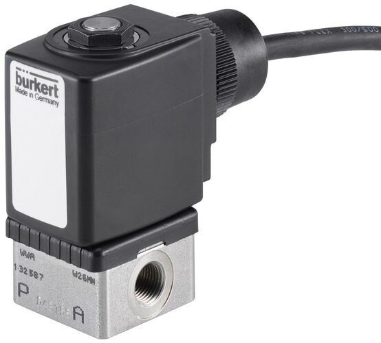 Magnetventil G1/4'' NC Edelstahl FKM 0-10bar/145psi 24VAC/DC ATEX 6013 351901