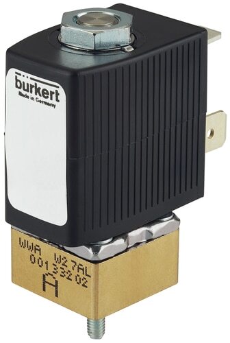 Magnetventil 20x20 mm SFB Flansch NC Messing FKM 0-4.5bar/65psi 24VDC Vakuum 6011 351483