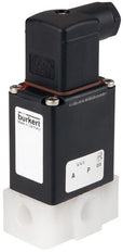 Solenoid Valve 3/2 Universal G1/4'' PVDF FFKM 0-2bar/29psi 24VDC 0330 345780