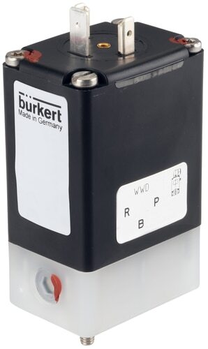 Solenoid Valve 3/2 Diverting 32x46 mm SFB flange PVDF FFKM 0-12bar/174psi 24VDC 0331 356819