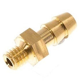 M5 Male x 4mm Brass Hose barb 10 Bar