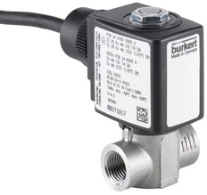 Solenoid Valve NPT 1/2'' NC Stainless steel PCTFE 1-250bar/15-3626psi 24VAC/DC ATEX 6240 380829