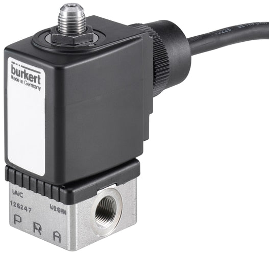 Solenoid Valve 3/2-Way G1/8'' NC Stainless steel FKM 0-16bar/232psi 24VAC/DC ATEX 6014 352079