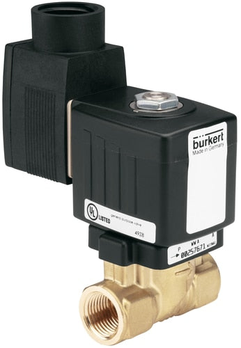 Solenoid Valve G1'' NC Brass EPDM 0-10bar/145psi 24VAC/DC Anti-Waterhammer Drinking Water 6213 352682