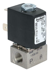 Solenoid Valve G1/8'' NC Stainless steel FFKM 0-4.5bar/65psi 24VDC 6011 296865