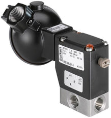 Solenoid Valve 3/2-Way NPT 1/4'' Universal Stainless steel FFKM 0-6bar/87psi 24VAC/DC ATEX 0330 372371