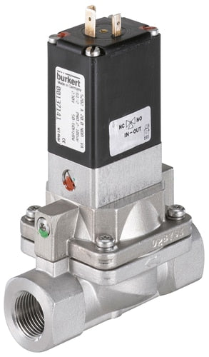 Solenoid Valve 50 mm Flange NC Brass EPDM 0.2-16bar/3-232psi 24VDC Anti-Waterhammer 5282 355262