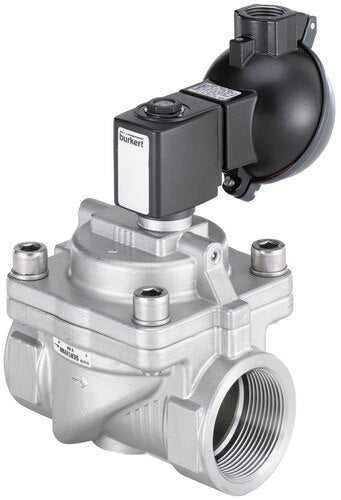 Magnetventil G1/2'' NC Edelstahl NBR 0.2-16bar/3-232psi 24VAC/DC Wasserschlagschutz Sauerstoff Fett/Öl Frei ATEX 6281 20045697