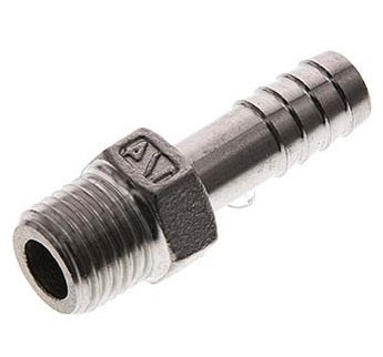 1/2'' NPT Male x 19mm Stainless steel Hose barb 16 Bar