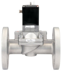 Solenoid Valve 25 mm Flange NC Stainless steel FKM 0.2-10bar/3-145psi 230VAC Anti-Waterhammer 5282 361403