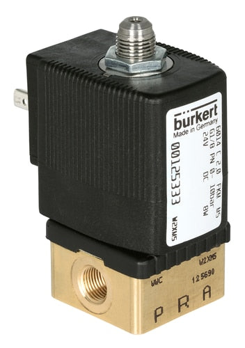 Solenoid Valve 3/2-Way G1/8'' NC Brass FKM 0-6bar/87psi 24VAC/DC ATEX 6014 379726