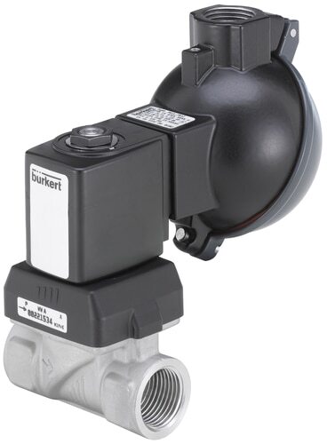 Magnetventil G3/4'' NC Edelstahl FKM 0.5-5bar/7-73psi 110VAC/DC Wasserschlagschutz ATEX 6213 384121