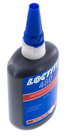Loctite Sofortklebstoff 100ml Schwarz 20-50s Aushärtezeit Metall-, Kunststoff- und Gummioberflächen