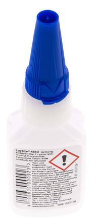 Loctite Instant Adhesive 20ml Transparent 3-11s Curing Time Leather, Fabric And Paper Surfaces