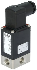 Solenoid Valve 3/2-Way G1/8'' Universal Stainless steel FKM -1-8bar/-15-116psi 24VDC Vacuum 0330 337148
