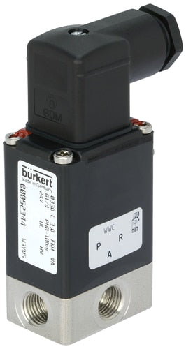 Solenoid Valve 3/2-Way G1/4'' Diverting Stainless steel NBR 0-5bar/73psi 230VAC 0330 52392