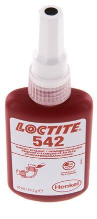 Loctite 542 Braun 50 ml Gewindedichtmittel