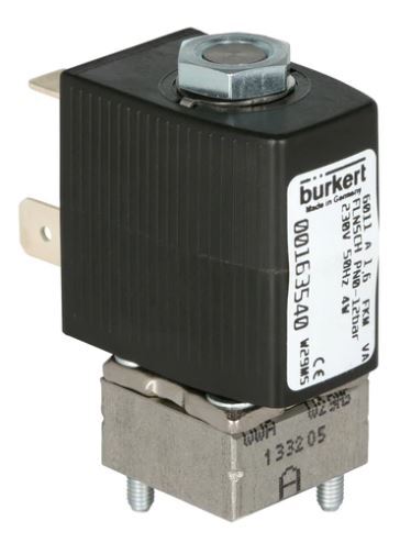 Solenoid Valve 20x20mm SFB Flange NC Stainless Steel FKM -4.5bar/0-65psi 24VDC 6011 209814