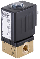 Solenoid Valve G1/4'' NC Brass PTFE 0-12bar/174psi 12VDC Oxygen Fat/Oil Free 6013 288670