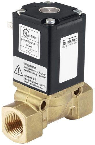 Solenoid Valve NPT 3/4'' NC Brass EPDM 0-16bar/232psi 24VAC/DC Vacuum Anti-Waterhammer 0290 298138