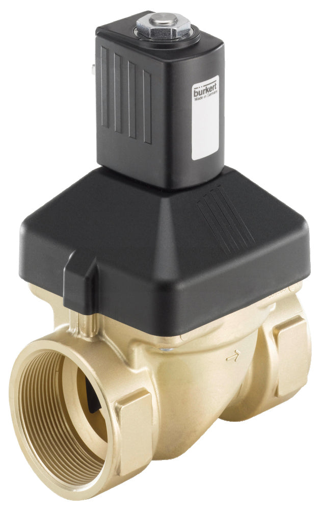 G2'' Brass 24VDC Solenoid Valve Burkert 6213 222219