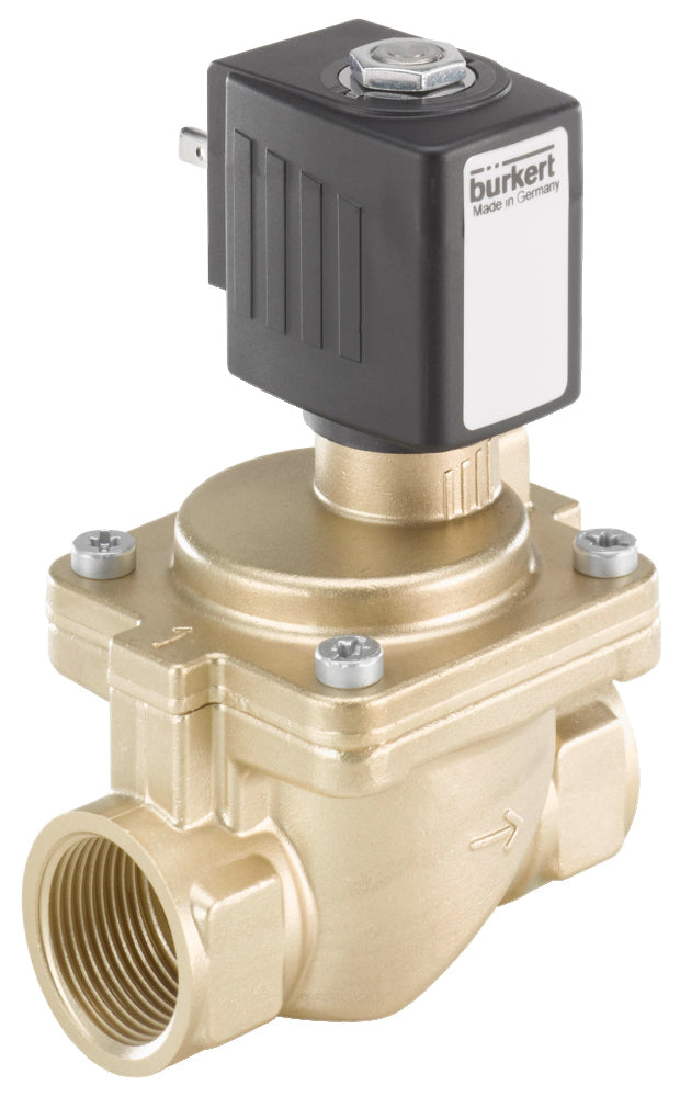 Solenoid Valve G1'' NO Brass FKM 0.2-16bar/3-232psi 24VDC 6281 257713