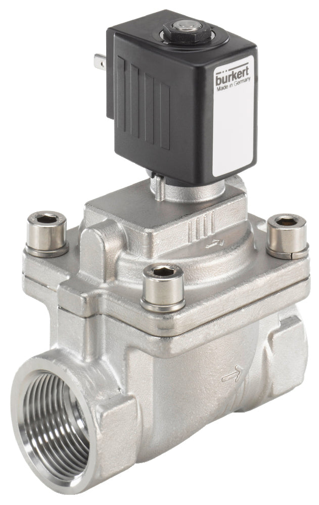 Magnetventil G1'' NC Edelstahl FKM 0.2-16bar/3-232psi 230VAC 6281 222000