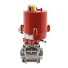 Elektrischer Kugelhahn 2-Wege G1'' Aus Edelstahl 12V DC
