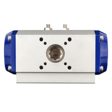 DN80 (3 inch) Wafer Pneumatic Butterfly Valve GG25-GGG40 polyamide-coated-NBR Spring Open - BFLW