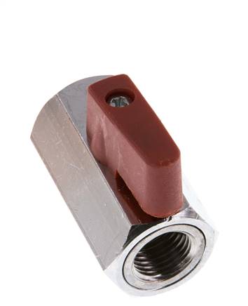 G 1/4 inch 2-Way Brass Mini Ball Valve 15 Bar