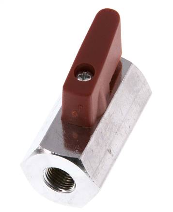 G 1/8 inch 2-Way Brass Mini Ball Valve 15 Bar