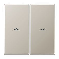 Jung Aluminum/Gold Steel/Chrome Control Element/Central Plate Switchgear - ES2995P
