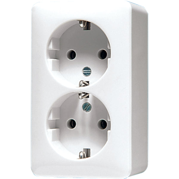 Jung AP600 Wall Outlet Box (WCD Switchgear) - 6020AWW
