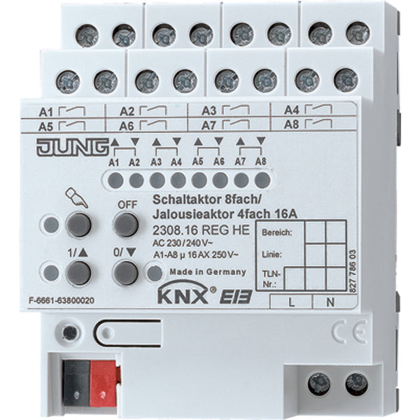 Jung Switch Actuator Bus System - 2308.16REGHE