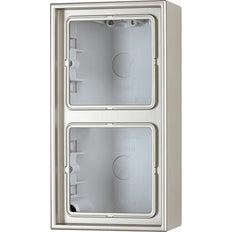 Jung Aluminum/Gold steel/Chrome Surface-Mounted Switchgear - ES2582A-L