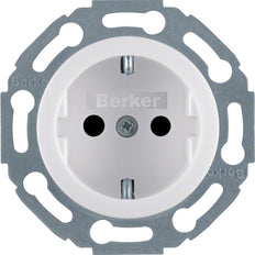 Hager Berker 1930/Glass Wall Outlet (WCD Switchgear) - 4755