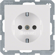 Hager Berker Q.1/Q.3 Wall Outlet (WCD Switchgear) - 47236089