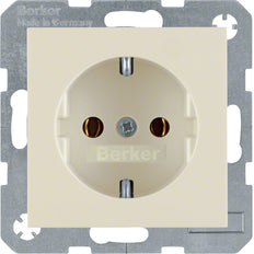 Hager Berker S.1/B.3/B.7 Wall Outlet (WCD Switchgear) - 47438982