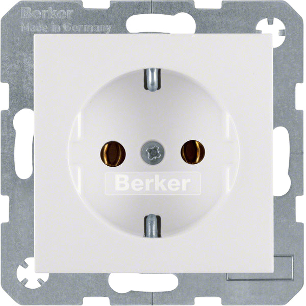 Hager Berker S.1/B.3/B.7 Wall Outlet (WCD Switchgear) - 47438989