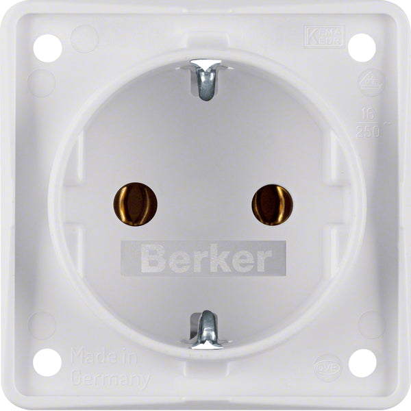 Hager Berker Integro Wall Outlet (WCD Switchgear) - 947782502