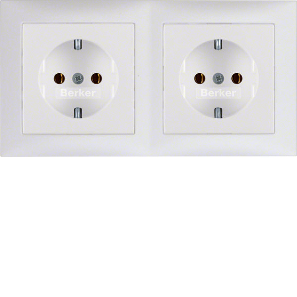 Hager Berker S.1/B.3/B.7 Wall Outlet (WCD Switchgear) - 47209909